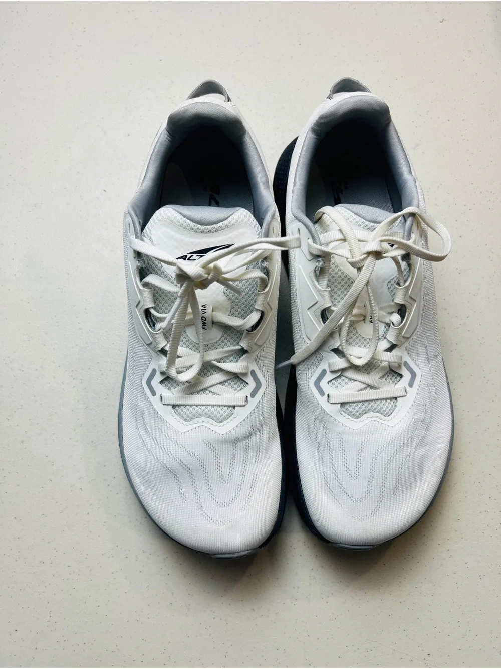 Altra FWD Via Running Shoes White/Blue Men Size 11.5